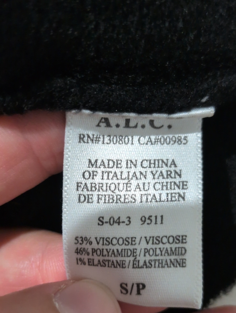 A.L.C Cropped Textured Top - Picture 3 of 5